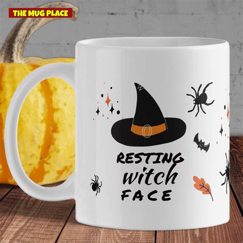 Witchcraft Chic: Elevate Your Coffee Routine with a Resting Enchanting Witch Face Mug